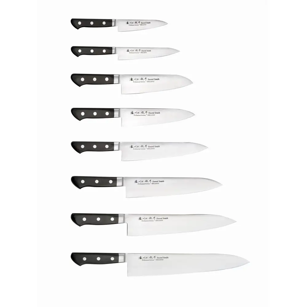 Cuchillos de Chef de alta calidad, de acero inoxidable, molibdeno, 8A, hechos en Seki, logotipo de Japón, personalización