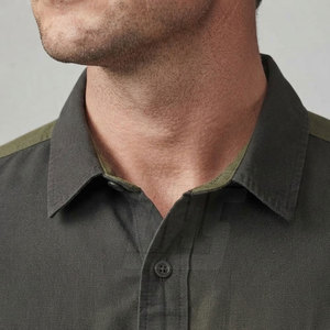 Chemise décontractée moderne pour homme, manches longues, boutonnée, en coton léger, vêtement tendance pour tous les jours et les activités de plein air - Product Image 5