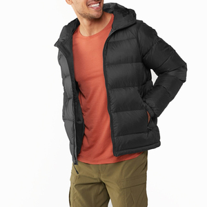 Venta al por mayor logotipo personalizado OEM estampado invierno algodón abrigo burbuja chaqueta hombres de gran tamaño al aire libre hombres Puffer chaquetas y abrigos chaqueta de nieve - Product Image 4