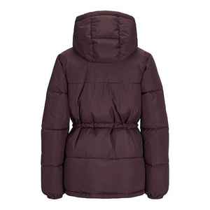 Chaqueta acolchada de lona de invierno informal para mujer, cuello levantado, estampado personalizado, venta al por mayor, prendas de vestir exteriores para hombre con posición de logotipo frontal - Product Image 5