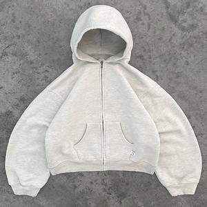 Sweat à capuche zippé personnalisé pour homme, 100% coton, haute qualité, coupe ample, imprimé zippé, sweat à capuche zippé vierge - Product Image 1