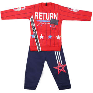 Traje de 2 Piezas de Manga Larga para Niños - Rojo - Product Image 1