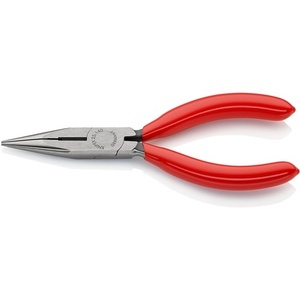 KNIPEX 140 mm Long Flat/Nround Straight Polished Flat-Nose Pliers <b>Plastic</b> Coated <b>Beading</b> Supplies - Product Image 1