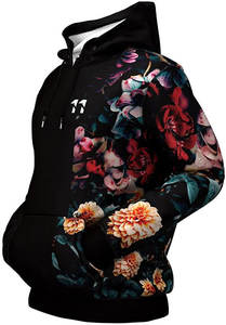 Sudadera con capucha unisex con estampado 3D personalizado para hombre, jersey de tejido de ganchillo, técnica bordada - Product Image 3