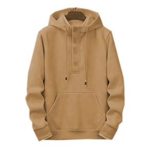 Sweats à capuche en coton et polyester avec manches pour hommes, disponibles dans toutes les tailles, au design unique, prix de gros. - Product Image 3
