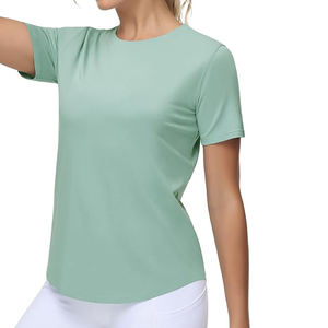 Camiseta de Mujer, Tejido Suave, Línea Suave, Forma Delicada, Flujo de Aire, Tono Ligero, Comodidad Informal para Uso Diario al Aire Libre - Product Image 4