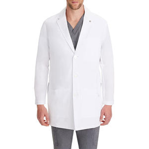 Blouse blanche d'hôpital personnalisée blouse de laboratoire de gommage médical pour hommes en vente en ligne - Product Image 1