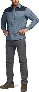 Chaqueta ligera para hombre abrigo cortavientos acolchado Puffer resistente al agua para correr - Product Image 2