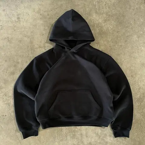 Survêtements de sport légers en coton 100 % pour homme, personnalisables avec logo OEM, écologiques, couleur unie, pour l'hiver et le streetwear - Product Image 2