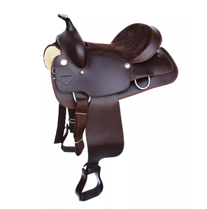 Silla de Montar Premium de Diseño Occidental para Caballos de Sendero, Cuero Vacuno Sudamericano, Sillas de Montar para Caballos de Sendero, Asiento Acolchado Árabe - Product Image 4