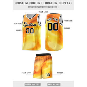 Ensemble d'uniformes de basket-ball de haute qualité à séchage rapide pour hommes, design unique avec logo avant, option grande taille, nouveauté - Product Image 6