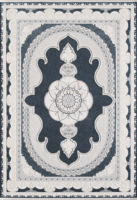 Weicher Türkischer Maschinengefertigter Teppich Klassisches Muster Wohnbereich-Teppich mit Zeitgenössischem Look für Zuhause