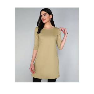 Blusa Larga de Algodón para Mujer, Moderna, Lisa, Cómoda y Perfecta para un Estilo Casual Diario o de Oficina - Product Image 3