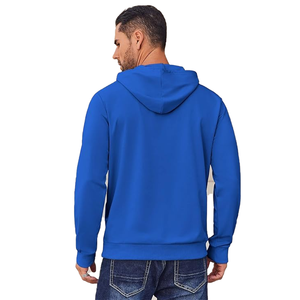 Fabricants OEM de streetwear Pull personnalisable pour hommes Sweats à capuche d'hiver en vrac de coupe régulière côtelée en polaire douce 100% coton biologique - Product Image 6