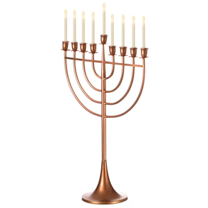 Classic Style Aluminium <b>Candelabra</b> with 9 Arms Shiny Finish for Christmas and Special Occasions - Product Image 1