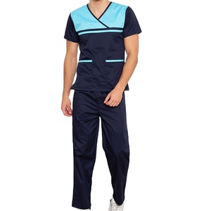 Professional Dental Hospital Scrubs Uniforms Custom Logo Medical Scrubs <b>Sets</b> For Men <b>Doctors</b> Nurses Men Scrub Uniform <b>Set</b> - Product Image 1
