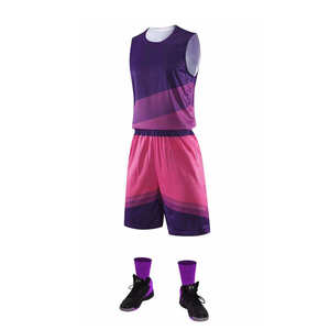 Uniforme de Baloncesto para Hombre de Alta Calidad, Ligero y Transpirable, 100% Poliéster, Logotipo Personalizado, Nombre del Equipo Impreso, Ropa Deportiva OEM - Product Image 5