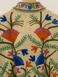 Suzani bordado Floral chaqueta de invierno chaqueta abrigo de mujer Suzani Chaqueta corta para mujer - Product Image 2