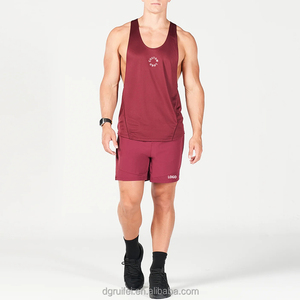Wholesale Men's Sporty Gym Tank Tops Custom Design Y-<b>Back</b> Vest Fitness Wear Stringer Running Singlet Plus Size Breathable Cotton - Product Image 3