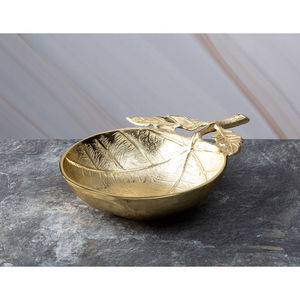 Bol à chocolat en métal biodégradable de qualité supérieure au design personnalisé, moderne et luxueux, compatible lave-vaisselle, finition dorée, Ramadan - Product Image 2