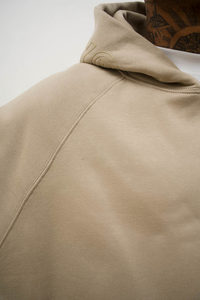 OEM Survêtement classique vierge vintage à fermeture éclair unie, régulier et lourd, avec fermeture éclair pour homme, ensemble sweat à capuche thermique pour homme - Product Image 6