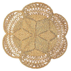 Tapis bohèmes pour salon, tapis en jonc de mer pour intérieur, tapis rond en jute, OEM acceptable, provenant d'une usine au Vietnam - Product Image 3