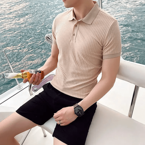 Camiseta Polo de Manga Corta para Hombre Estilo Clásico con Cuello de Punto - Product Image 5