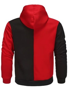 Sweat à capuche zippé personnalisé unisexe en molleton de coton épais, grande taille, respirant, écologique, doublé, vierge - Product Image 3