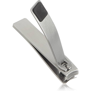 Nail Clippers Set Black Matte Stainless Steel Nail Clippers Slant Edg Toenail Clipper <b>Cutter</b> Gift for <b>Men</b> and Women - Product Image 4