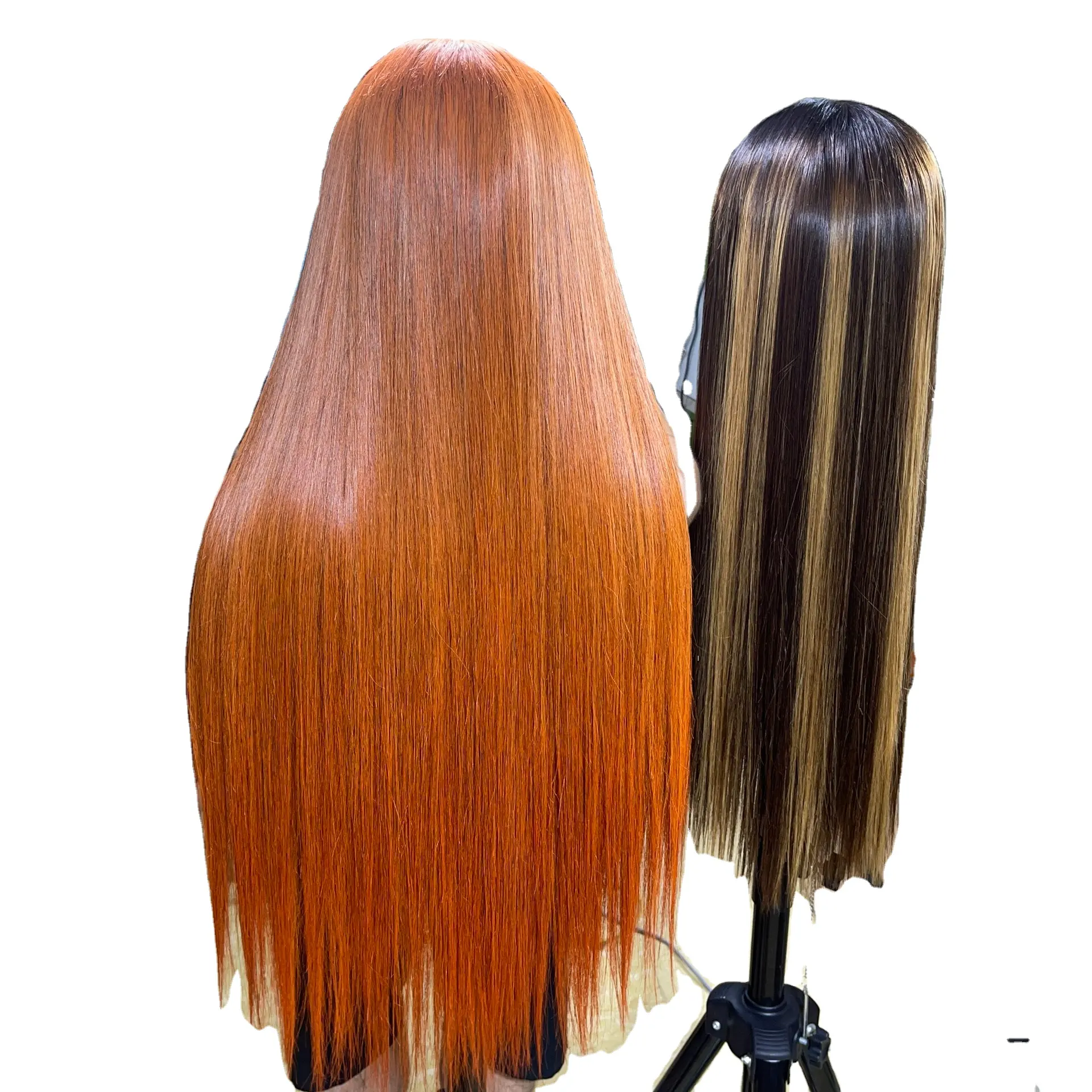 Perruques Lace Front Wigs brésiliennes 100% naturelles, perruques Bob courtes avec raie latérale pour femmes noires, vente en gros
