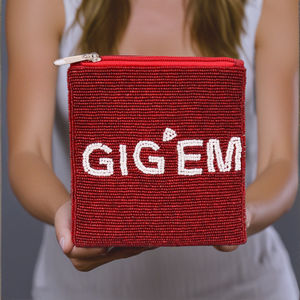 Latest Style Colorful Beaded Coin <b>Purses</b> for <b>Ladies</b> and Kids Party Bags with Zipper Closure Available in Golden and Orange - Product Image 4