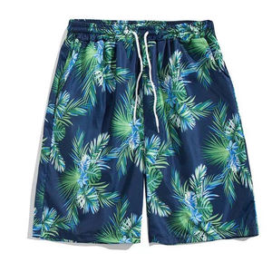 Pantalones Cortos de Playa para Hombre, Color Sólido Personalizado, Corte Alto, Ecológicos, Transpirables, de Secado Rápido, con Cordón Delantero y Bolsillo, 1 Pieza - Product Image 3