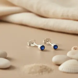 Pendientes de Plata de Ley 925 con Gemas Negras en Forma de Gota de Agua y Mariposa, Oro de 14K y 18K, Oro Rosa, Estilos Lindos y Modernos, Diamantes - Product Image 1