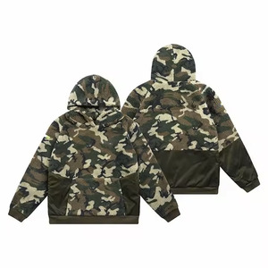 New Winter <b>Men's</b> Green Solid Digital Printing Eco-Friendly Breathable <b>Sherpa</b> Fleece Pullover <b>Hoodie</b> Streetwear - Product Image 2
