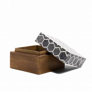 Caja de incrustaciones de hueso, mejor calidad, personalizada, respetuosa con el medio ambiente, caja de joyería con incrustaciones - Product Image 5