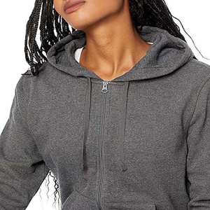 Vêtements pour femmes grande taille sweats à capuche OEM Service Design personnalisé fermeture éclair nouveau Style de mode polaire femme sweats à capuche 2025 - Product Image 5