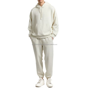<b>Sweatpants</b> and Hoodies Set for Mens High Quality 100% Cotton Blank Tracksuit <b>Oversized</b> Streetwear Custom Hoodie <b>Sweatpants</b> Set - Product Image 2