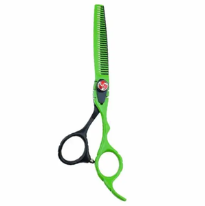 Ciseaux amincissants de cheveux de barbier professionnel en acier inoxydable ciseaux amincissants de soins capillaires enduits de couleur fantaisie de haute qualité - Product Image 2