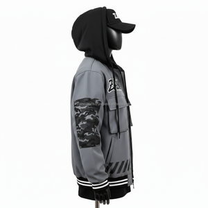 Chaqueta Softshell para Mujer, Diseño de Paneles Impermeables, Logotipo Personalizado Bordado, Estilo Urbano Flexible para Exteriores - Product Image 3