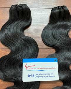 Extensions de cheveux humains à double trame Extensions de cheveux vietnamiens à cuticule alignée 100 cheveux humains - Product Image 4