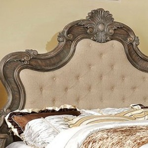 Ensembles de meubles de chambre classiques européens avec chevet en bois massif de haute qualité pour meubles de chambre à coucher - Product Image 3