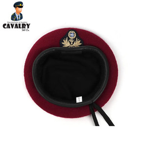 Đa Chức Năng Người Lớn Mặc Chất Lượng Tốt Nhất Beret Mũ 100% Len Người Đàn Ông Của Tùy Chỉnh Beret Mũ Của Kỵ Binh Skt Công Ty - Product Image 4