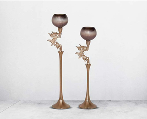 Nouveaux bougeoirs lanternes décors cône fer métal bougeoir pots décors pour la maison décoratif en gros fabricant fournisseur - Product Image 2