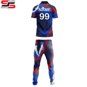 ชุดเครื่องแบบคริกเก็ตสำหรับเล่นกีฬาแขนครึ่งท่อนวัสดุโพลีเอสเตอร์น้ำหนักเบางานตามสั่ง2026 - Product Image 2