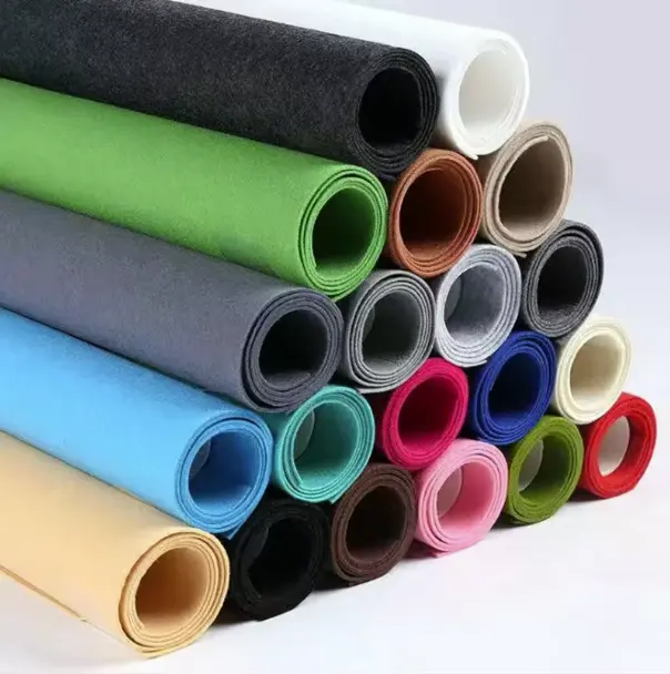 100% Polyester Lining Pet Spunbond Nonwoven Fabric rolls Wholesale Home Textile High Temperature Resistance Non Woven Fabric
