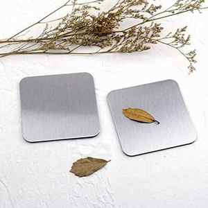 Posavasos de acero inoxidable, juego de posavasos de acero inoxidable, a la venta - Product Image 1