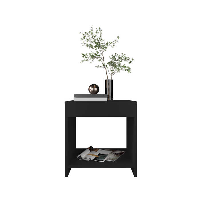 Top Seller Nightstand Bedside Table with Leg Furniture Marshall  1 Spacious Shelf