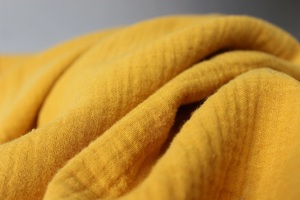 Tissu en coton mousseline biologique en gros, 40''/101cm de largeur supplémentaire, double gaze de coton tissée, teinture personnalisée, rideaux, housses, robes - Product Image 3