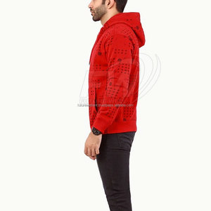 เสื้อฮู้ดสวมหัวสำหรับผู้ชายผ้าฝ้ายสวมใส่สบายแขนยาวแบบคลาสสิก - Product Image 5