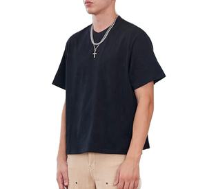 Camiseta recortada de alta calidad para hombre, camiseta informal NURAK de gran tamaño, Camiseta 100% de algodón para hombre, Camiseta holgada estampada en 2025 - Product Image 6